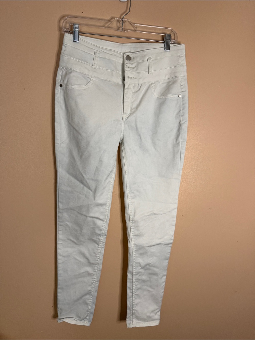 love, Fire Women's White Skinny Jeans